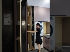 Solução de armazenamento de armários de balcão de aço inoxidável Fadior