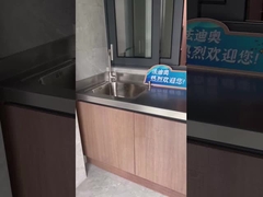 Fadior Balcão de aço inoxidável