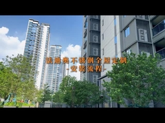 Instalação de gabinetes de aço inoxidável Fadior